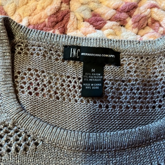 INC International Concepts blouse size M - Picture 3 of 5